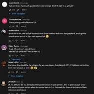Fans react to the playful banter between the duo (Image via Shrimpkunno YouTube)